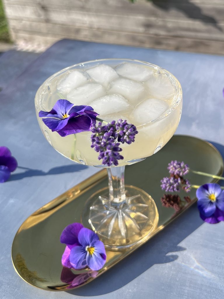 Lavender Lemon drop Martini